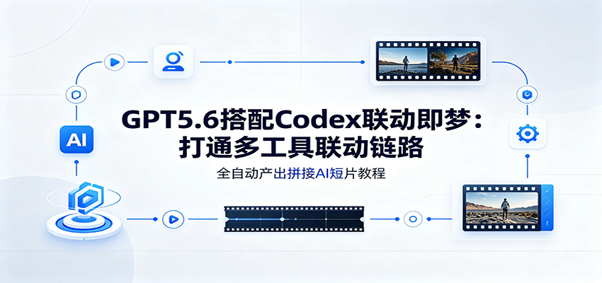 GPT5.6搭配Codex联动即梦：打通多工具联动链路，全自动产出拼接AI短片教程-WE智谷